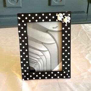 5x7 ghost and polka dot frame